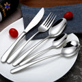 Factory Stocks Western Business Gifts Travel Cutlery Set Knife Fork Spoon Gold/Silver Finish for Party Use