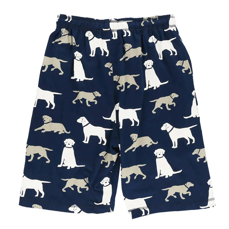 Unisex Casual Couple Combo Pajama Shorts Animal Print Breathable Quick Dry Sleepwear Lounge Bottoms