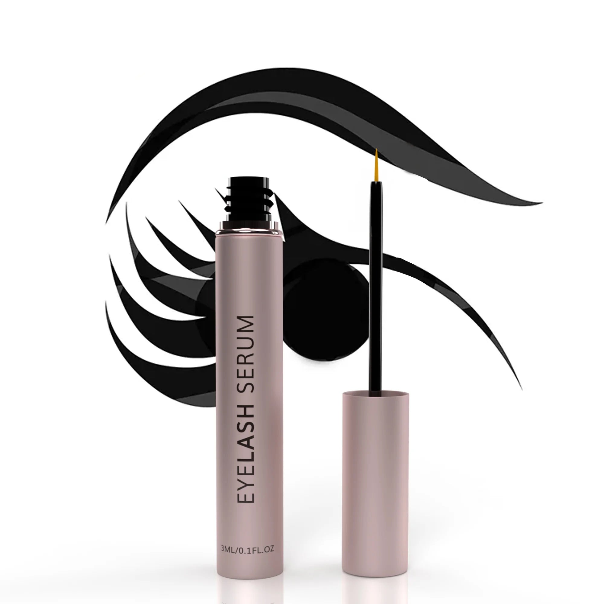 China Natural Safe Mini Transparent Herbal Cosmetics Organic Vegan Enhancer for Eyelash Extensions Lash Serum Growth Treatment