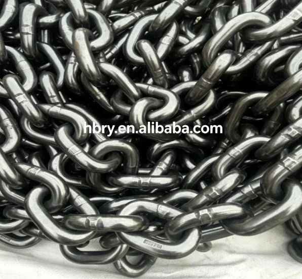 Grade30/80 Alloy Steel Carbon Steel Galvanized Stainless Steel Welded Link Chain for Lifting Strong Capacity Rust Resistant