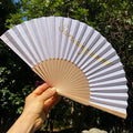 New Arrival Custom Laser Engraved Multifunction Portable Wooden Folding Hand Fans for Home Decoration and Gifts