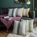 Amity Modern Design Sofa Decorative Woven Cushion Cover Striped Cushion Cover Throw Pillow Cases Standard Square Pillowcase