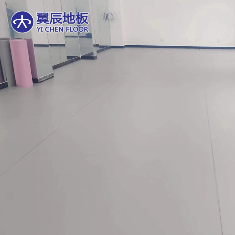 Factory 2.0 mm 3.5 mm 5 mm Plain Texture Waterproof Dance PVC Flooring Luxury Flooring