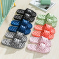 Men Women Winter Summer Light Weight Electrically Heated Massage Anti-Slip Soft PVC Bath Shower Slippers for Household Use