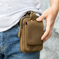 Unisex Water Resistant Mobile Phone Pockets Fashion Waist Bag with Zipper Closure