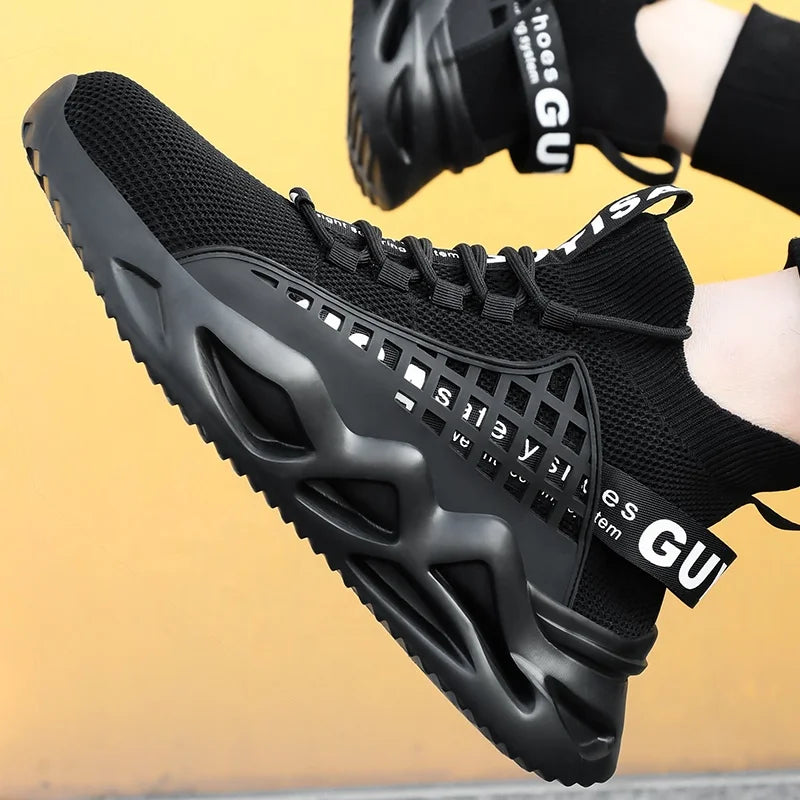 GUYISA Brand New Safety Shoes Fashion Lightweight Rubber Sole Men's Sports Steel Toe Safety Shoes