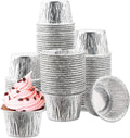 4 Ounce Disposable Mini Aluminum Foil Baking Cups Ramekin Muffin Liners Pans Pudding Liners Holders Tip Pans Containers