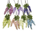 High Grade 3 Forks Silk Wall Wisteria Artificial Flowers Wisteria Hanging Flowers