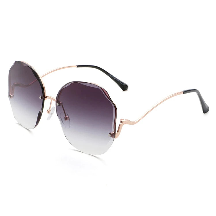 New Arrival Designer Trendy Sunglasses Metal Comfortable Luxury Women Sunglasses