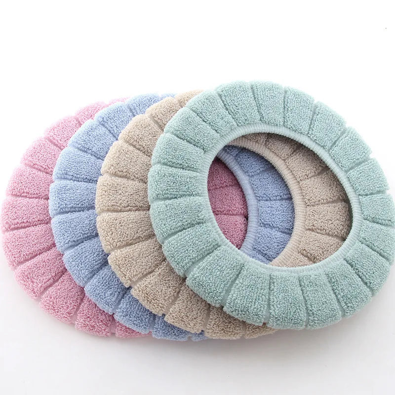Individually Wrapped Egg Shape Universal Size Portable Reusable Warm Biodegradable Toilet Seat Cover Bathroom Accessories