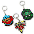 Bulk logo Kid Key Ring Anime Keychain Ornament Rubber Key Chains