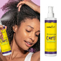 Private Label Natural Kid Curly Hair Care Styling Spray Heat Protection Leave in Detangler Hair Spray for Frizzy Hair