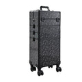 Aluminum 4-In-1 Professional Makeup Artist Suitcase Cosmetic Case Makeup Trolley Case  Makeup Trolley case