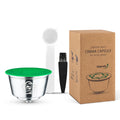 ICafilas 3pcs/packet Reusable Stainless Steel Automatic Coffee Filter Baskets for Dulce Gusto Machine 2/4 Cups Capacity