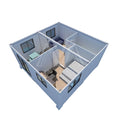 Customized 5 Bedroom Container House 2 Bedroom Prefab 20ft/40ft Container Home House
