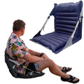 Lightweight Nylon Sleeping Pad Self-Inflating Air Stadium Seats with Adjustable Straps for Camping