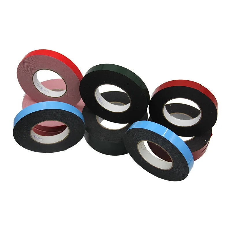 1mm 1.5mm 2mm 3mm 5mm Thick 9.5mm 15mm 24mm Custom Size Self Adhesive Polyethylene Foam Tape for Furniture Metal Acrylic Sheet