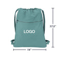 Customize Canvas Drawstring Backpack Canvas Sublimation Printing Drawstring Backpack Unisex Drawstring Bag Backpack