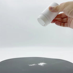 Customized Empty ABS Plastic Loose Powder Shaker Bottle for Dry Shampoo 80ml 135ml 180ml Cosmetic Use