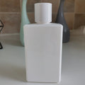 White Plastic Pet Square Mouthwash Bottle 200ml 250ml 300ml 500ml 1000ml with Pump Sprayer Hot Stamping Surface