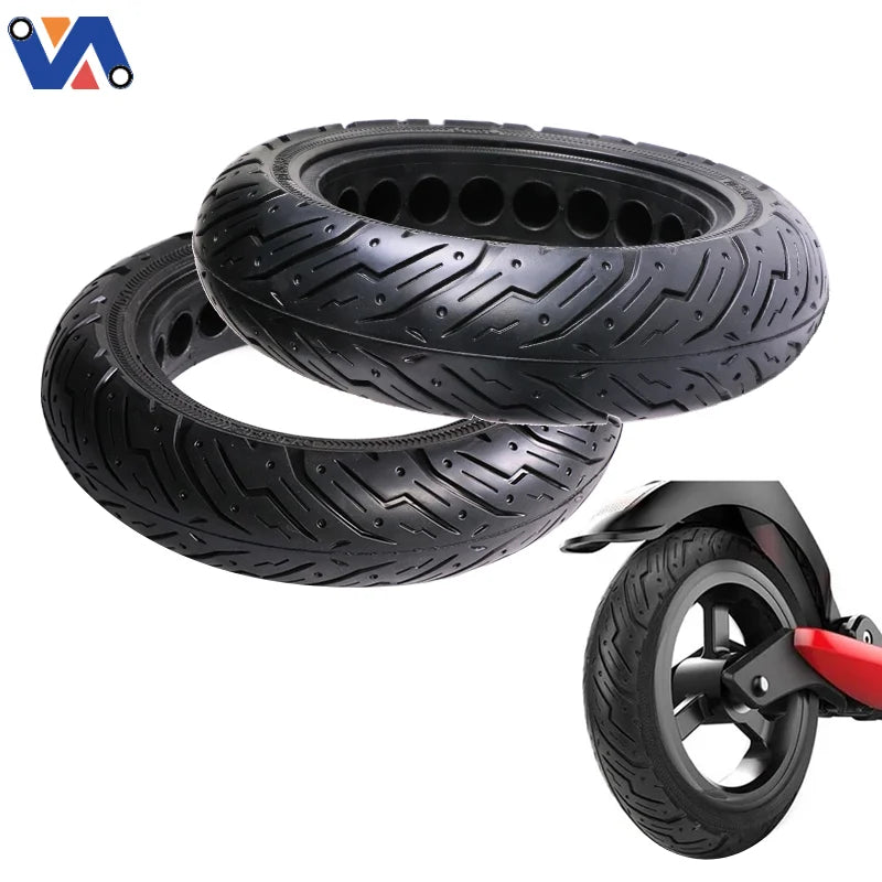 New Image 10inch Honeycomb Solid Tire 10x2.5 Tubeless Tire Double Honeycomb Wheel Tyre for Electric Scooter Skate Board