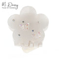 Aiji New Fashion Transparent Color Medium Butterfly Hair Clip Clamp Sweet Acetate Small Hair Claw for Women Girls 222598