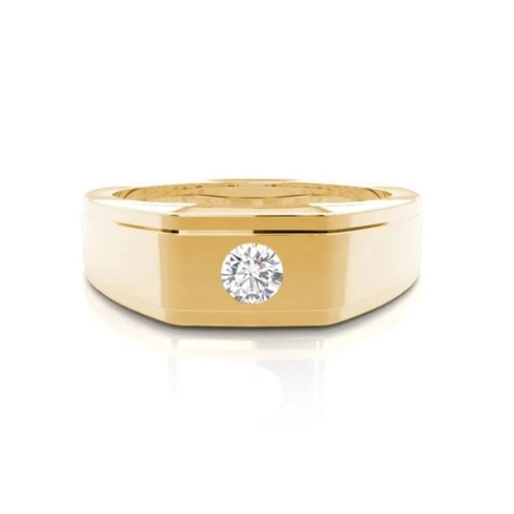 Jewelry Diamond Men Ring 18K White Gold Ring IGI Certified Ring for Men