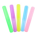 Portable Home & Travel Plastic Toothbrush Case Transparent Color Toothbrush Box Holder