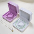 Custom Romantic Luxury Small Velvet Engagement Ring Box Luxury Jewelry Container for Rings