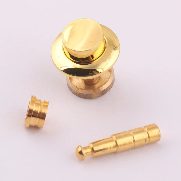 15mm Brass Push Button Lock for Wooden Cigar Box or Jewelry Box