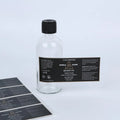 Free Sample Transparent Clear Round Stickers Custom Waterproof BOPP Labels with Foil Stamping and Holographic Feature