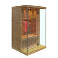 SMARTMAK 2 Person Size Solid Wood Red Light Therapy Infrared Sauna Room