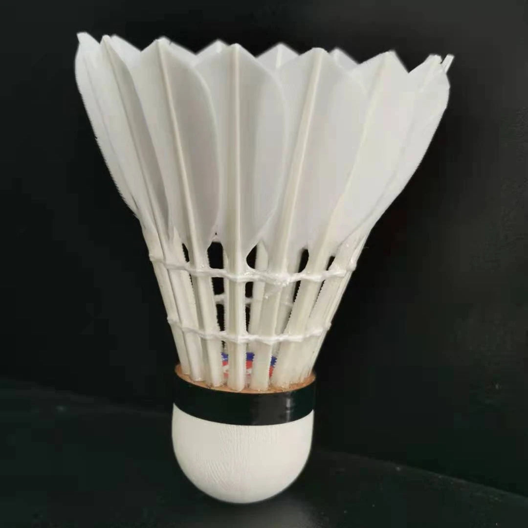 Shuttlecock Sport Badminton Tournament Grade 12 Pcs Lingmei 80 Goose Feather Badminton Shuttlecock