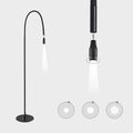 FL009 5W/10W Reusable UV LED Lash Lamp Quick Curing Floor White with Foot Switch for Beauty Salon