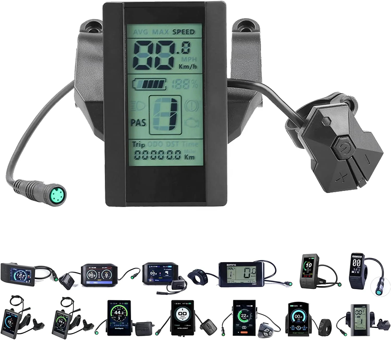 Bafang C965 800S  LCD Display Speed Indicator Electric Bicycle Conversion Mid Motor Hub Motor BBS01B BBS02B E-bike Kits