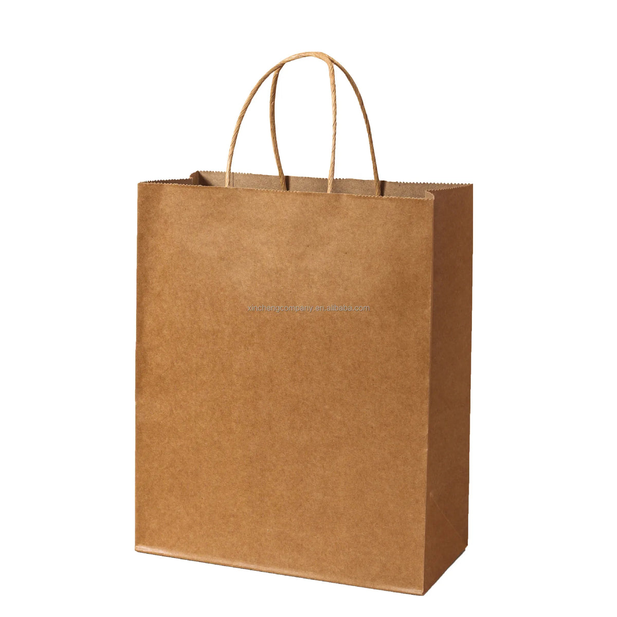 Wholesale Recycled Craft Nylon Handle Gift Black Brown White Bolsa De Papel Custom Kraft Paper Shopping Bag With Your Own Logo