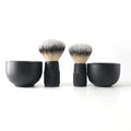 Metal Shaving Kits Premium Synthetic Shaving Brush Set Shaving Brush and Bowl Set
