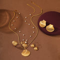 INS Hot Sale Starfish Scallop Shell 316L Stainless Steel Necklace Earring Ring Design Jewelry Sets Women Water Wedding Party