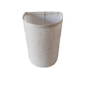 Custom Modern Linen Fabric Lamp Shade with Metal Frame Round Liteng Brand for Wall Lamp Living Room Bedroom Corridor