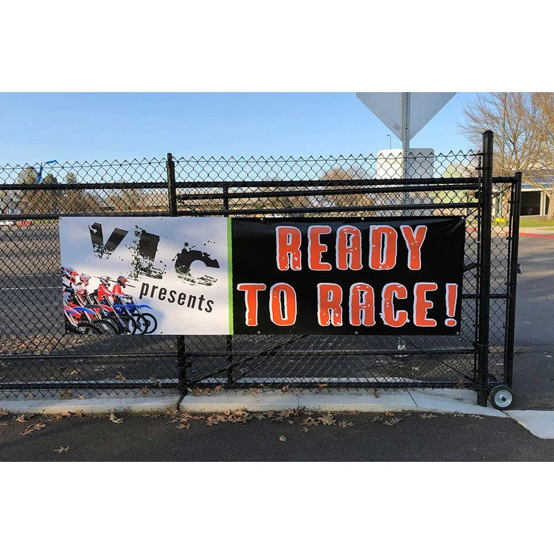 Full Color 13 Oz Pvc Vinyl Advertising Banner Printing Outdoor  Custom Logo Banner Printing