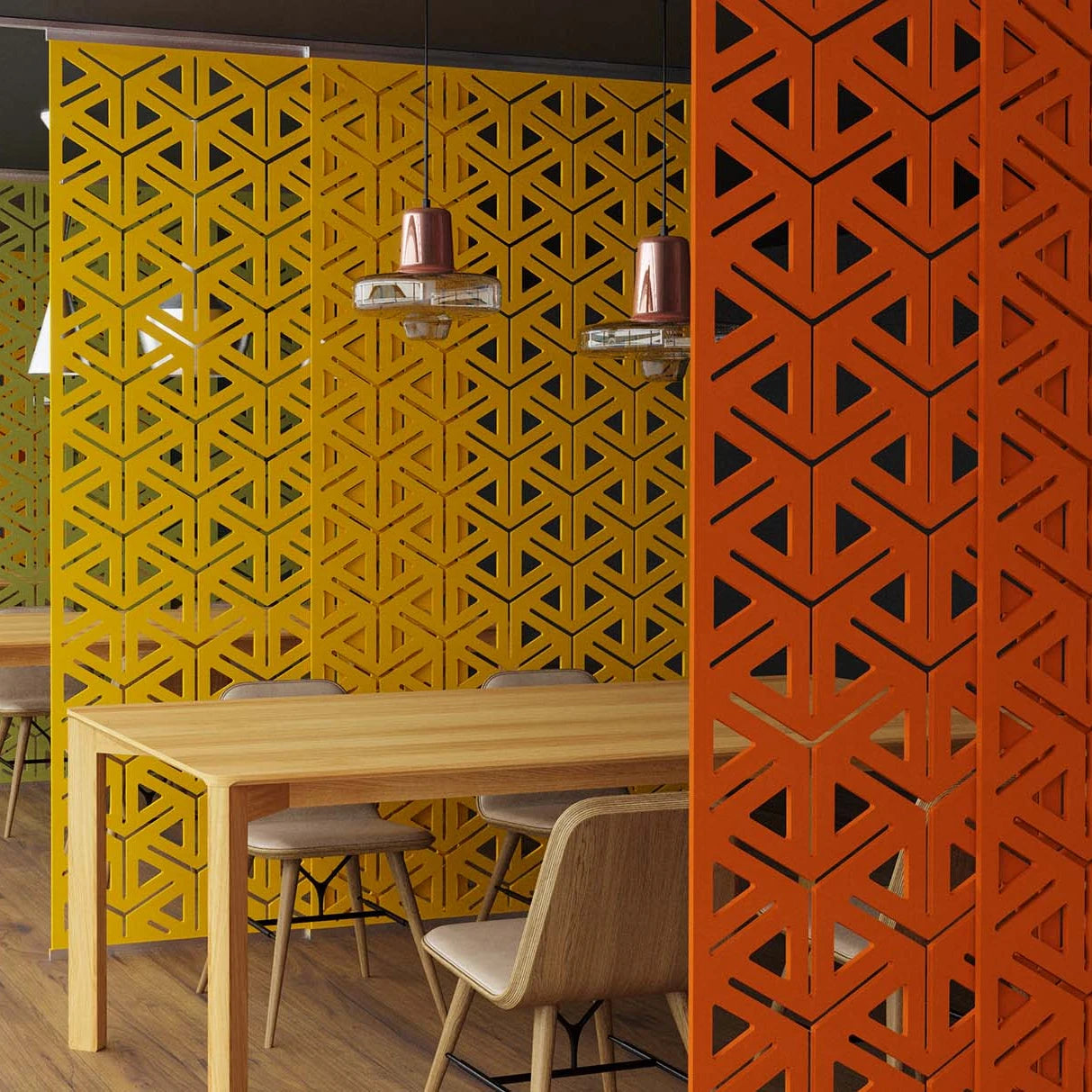 Hanging Acoustic Panel Room Dividers High Density PET Felt Acoustic Panels Sound Absorbing 12mm Acoustic Panel
