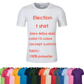 Wholesale Custom Election Campaign Promotional Items President Tshirt Polyester Election T Shirt for Men