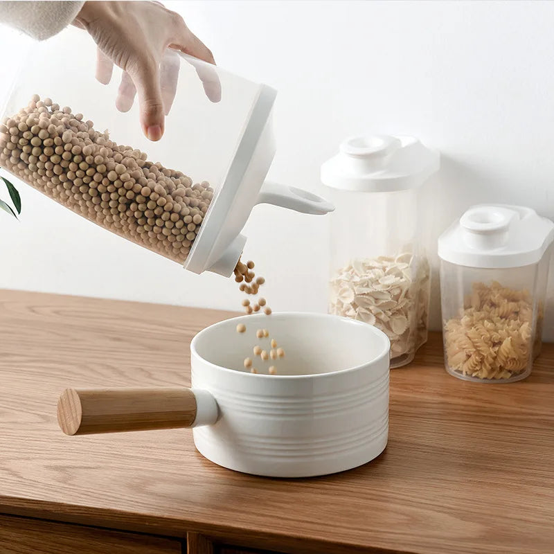 Transparent Airtight Food Storage Box Plastic Crisper Storage Boxes with Lids Plastic Tightness Food Container