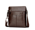 2021 Winter PU Leather Bag Men's Shoulder Bag Multifunctional Messenger Bag Business Briefcase Handbag