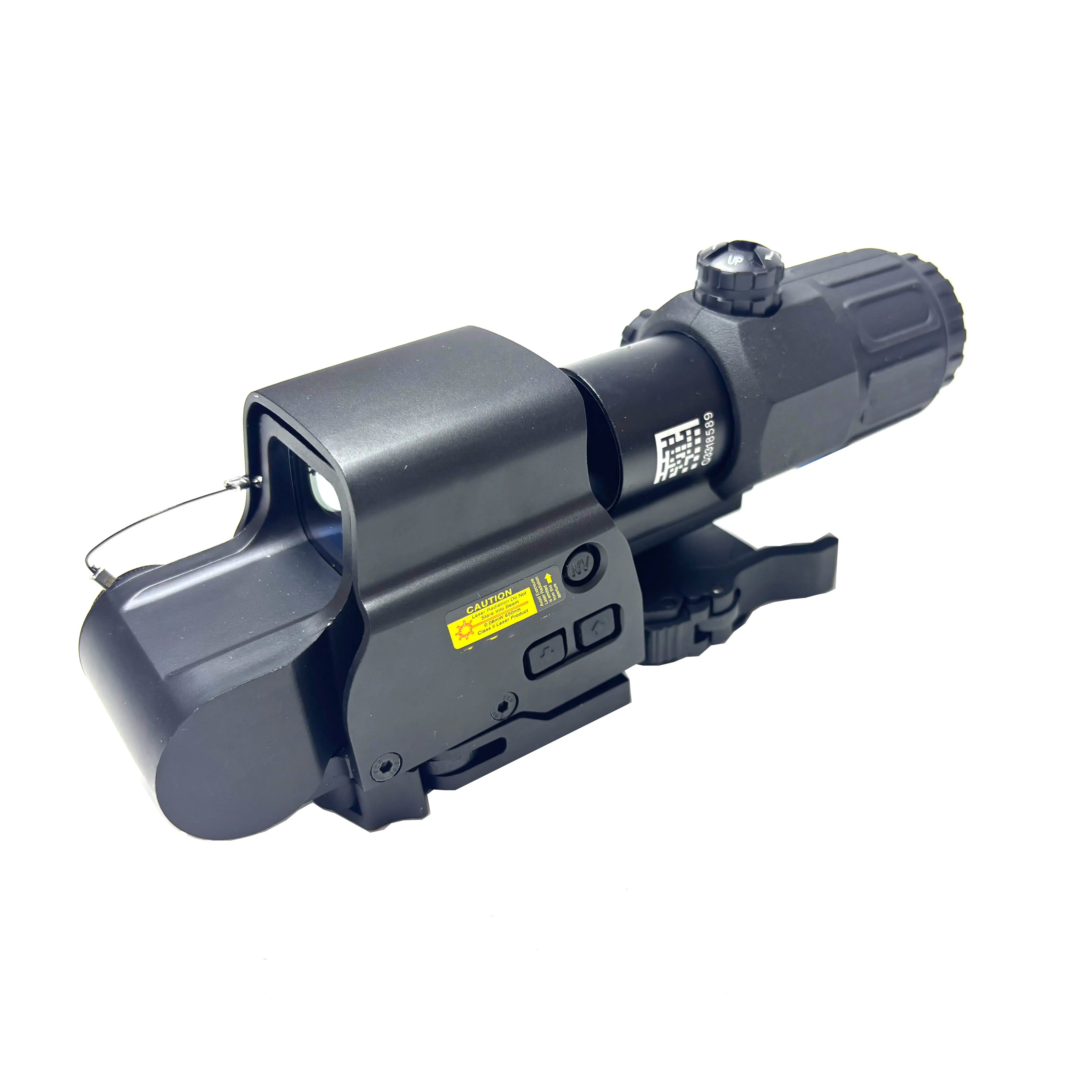 5D  G33 3X Magnifier with Flip-to-Side Quick Detachable QD Mount Aluminum-Made for Holographic 558 Red Dot Sight Scope