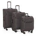 Goby Wholesale Oxford Waterproof Trolley Bags 20 24 28 Inch 8 Wheels Travel Luggage Sets
