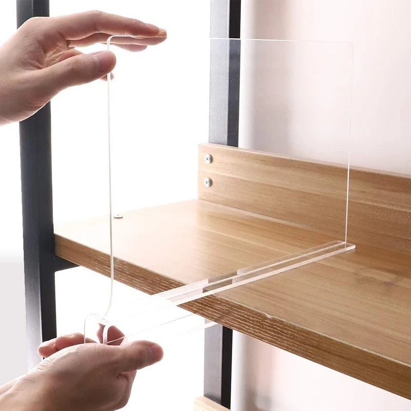 Acrylic Partition Wardrobe Classification Transparent Clothes Board Wardrobe Storage Hat Towel Partition Board