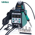 YIHUA 899D II Temperature Compensation LED Digital Soldering Station Hot air Gun Desoldering Soldering Iron Rework Station