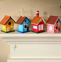 Handmade Garden Decorative New Outdoors DIY Bluebird Nest Box Hanging Tree Unfinished Wooden Birdhouses Wholesale.
