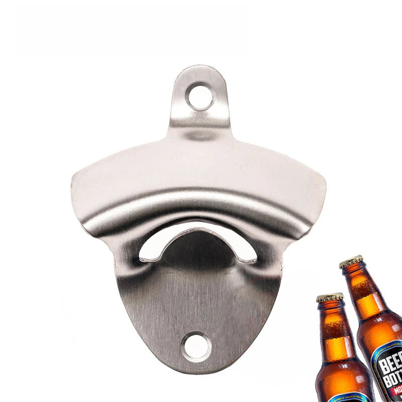 Hot Deals on Creative Stainless Steel Wall-Mounted Bottle Opener Metal Crafts for Convenient Beer Bottle Opening